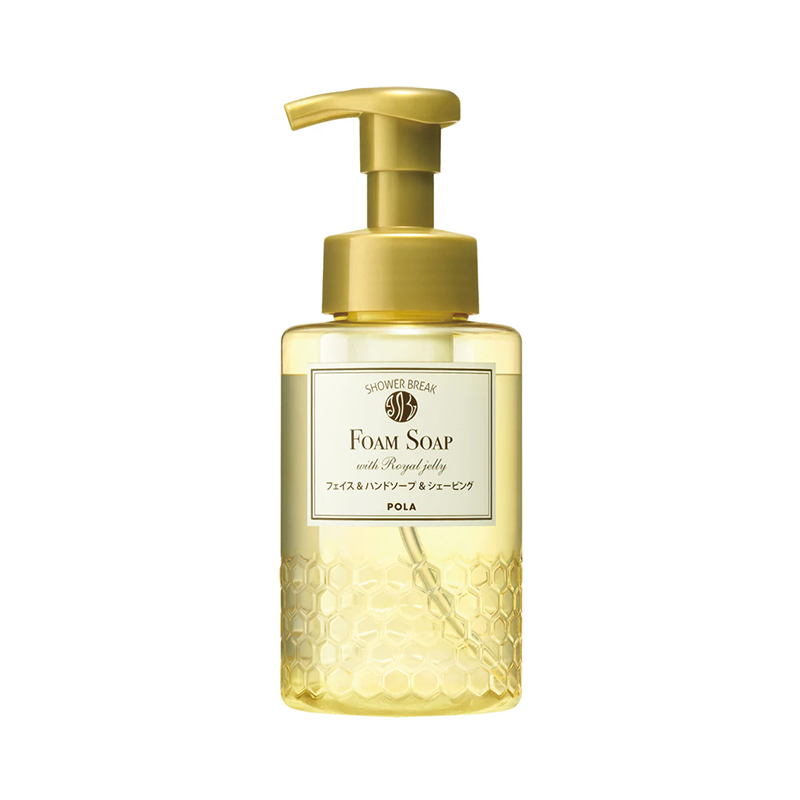 POLA-SHOWER BREAK-洗臉洗手剃鬚三合一慕斯-400ml