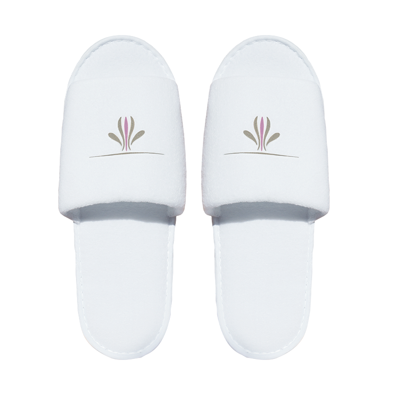 客製化拖鞋-密絲絨-logo