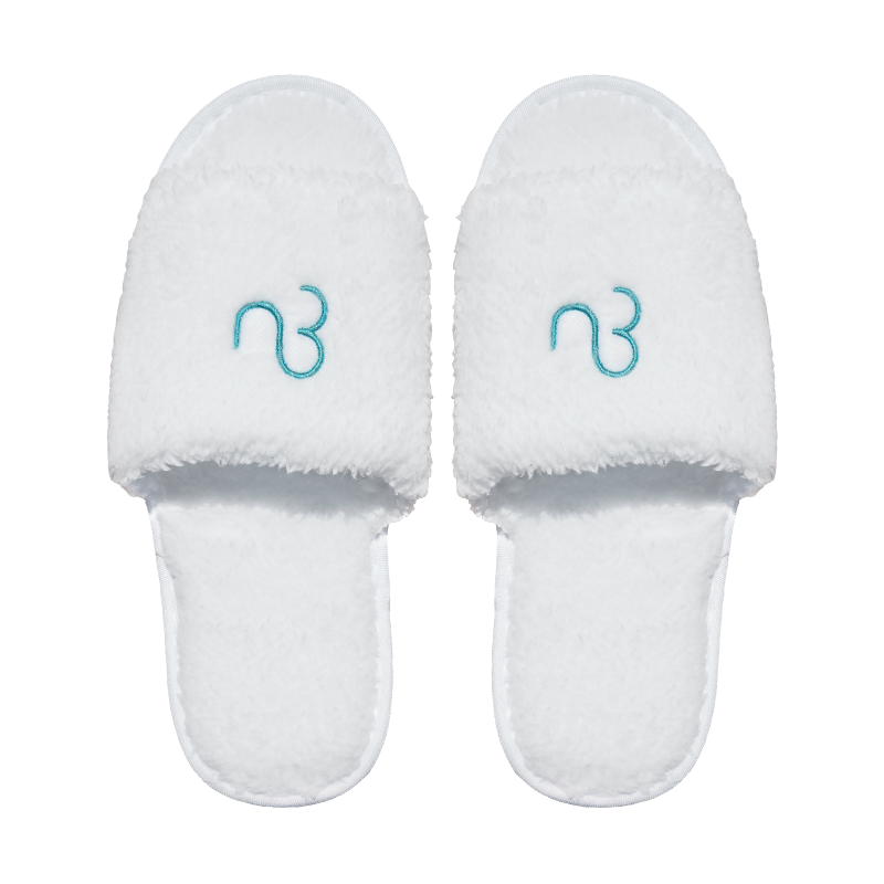 客製化拖鞋-北極絨-logo