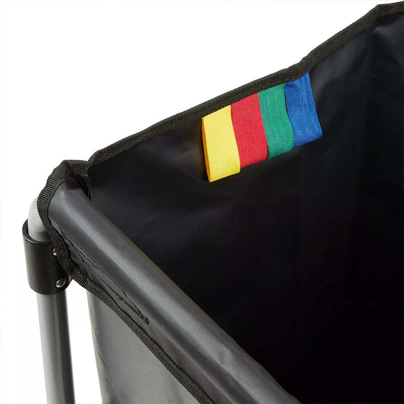 【Rubbermaid】分隔式X型摺疊推車