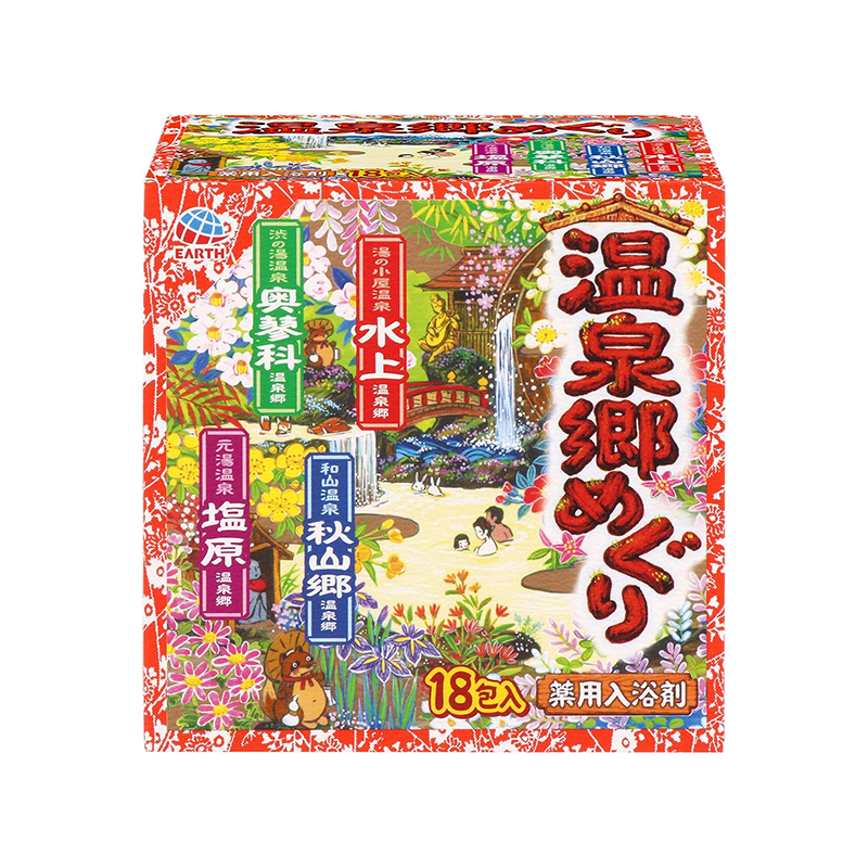 【EARTH】地球製藥 日本巡禮溫泉粉(溫泉鄉)-包裝