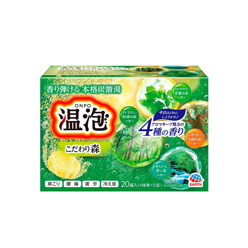 EARTH 地球製藥-溫泡-綜合森林-盒裝