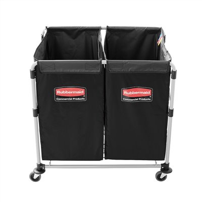 【Rubbermaid】X型摺疊推車